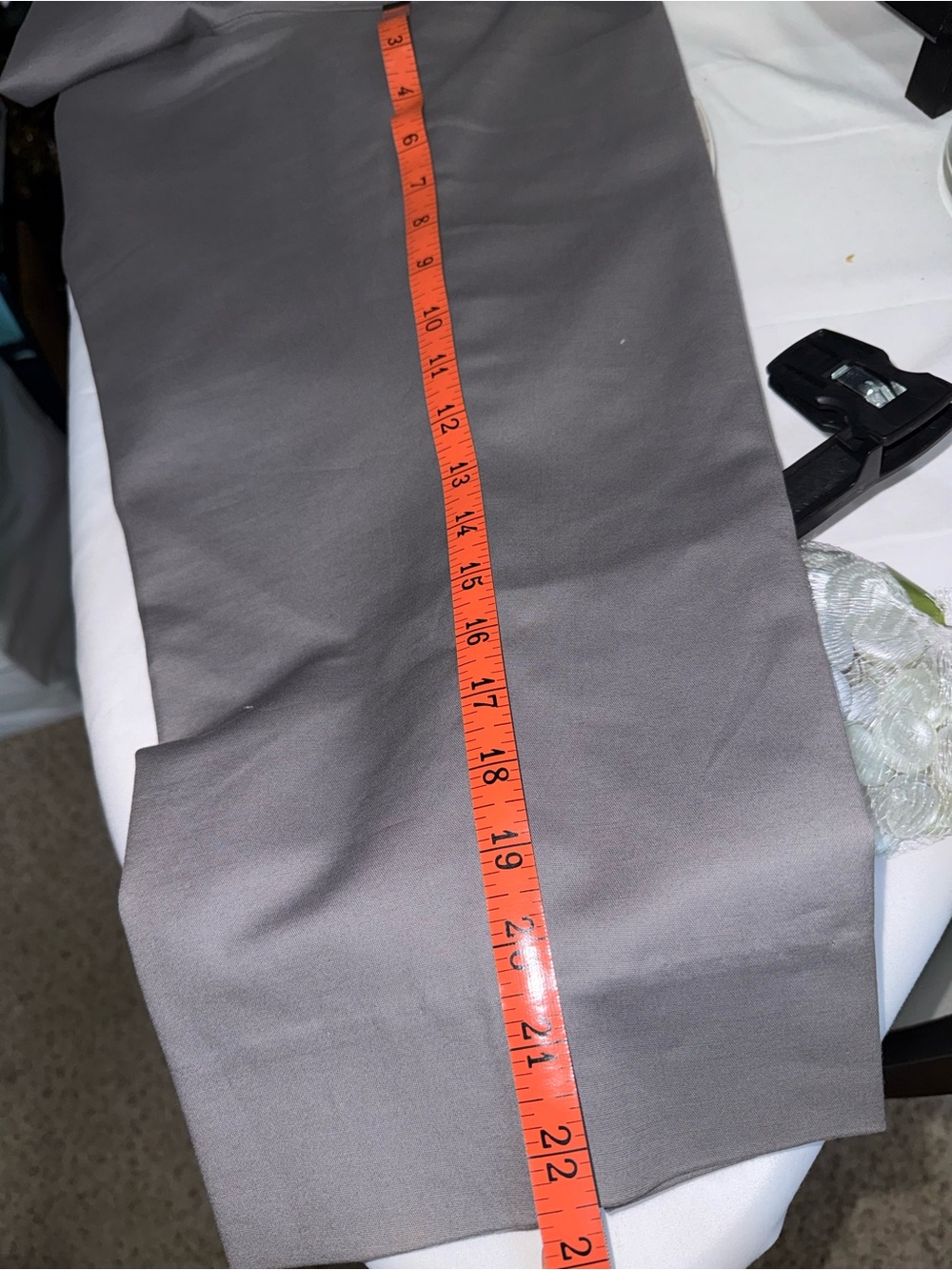 Counterparts Women's Ankle Dress Pants in Light Gray - Picture 7 of 7